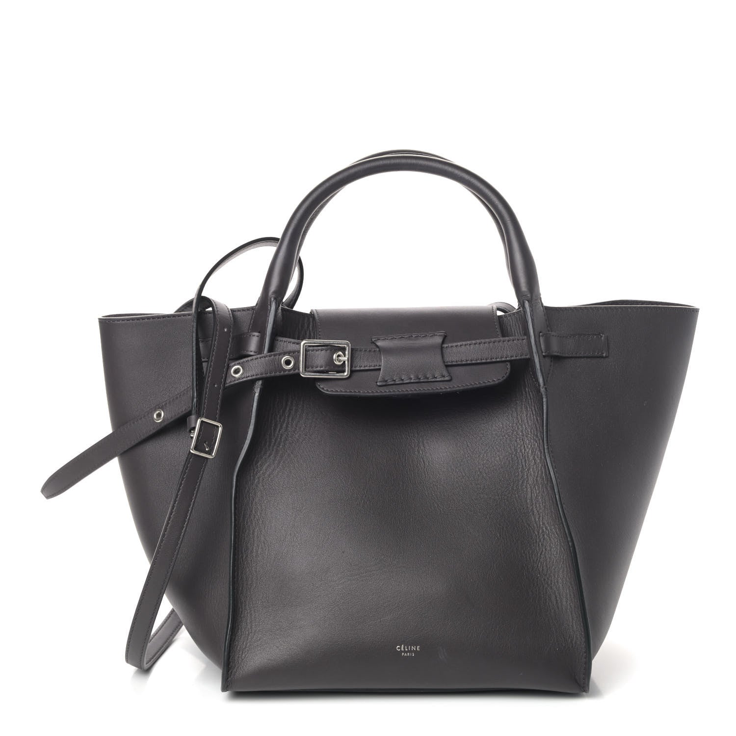 Celine Supple Calfskin Long Strap Small Big Bag Gray 1 of 4