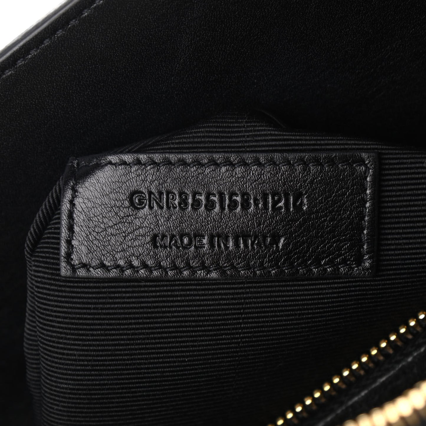 Calfskin Small Sac De Jour Black