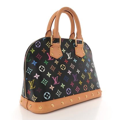 Louis Vuitton Monogram Multicolor Alma PM Black 3 of 13