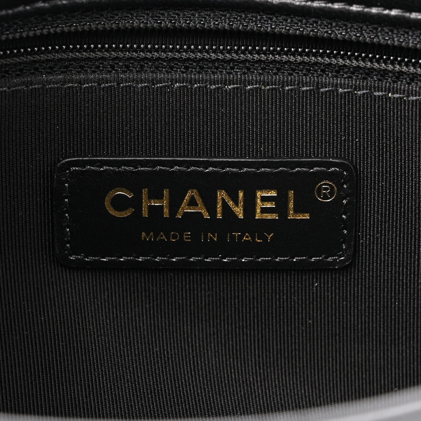 Lambskin Small Entwined Chain Flap Black