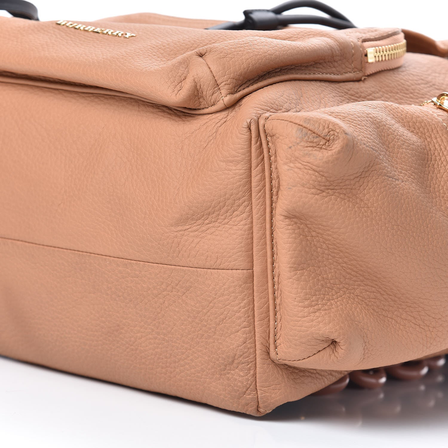 Burberry Deerskin Medium Rucksack Backpack Pale Apricot 10 of 10