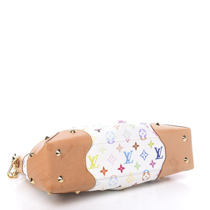 Louis Vuitton Monogram Multicolor Judy MM White 4 of 9