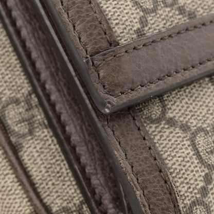 Gucci GG Supreme Monogram Web Mini Ophidia Bag Beige Ebony 16 of 18