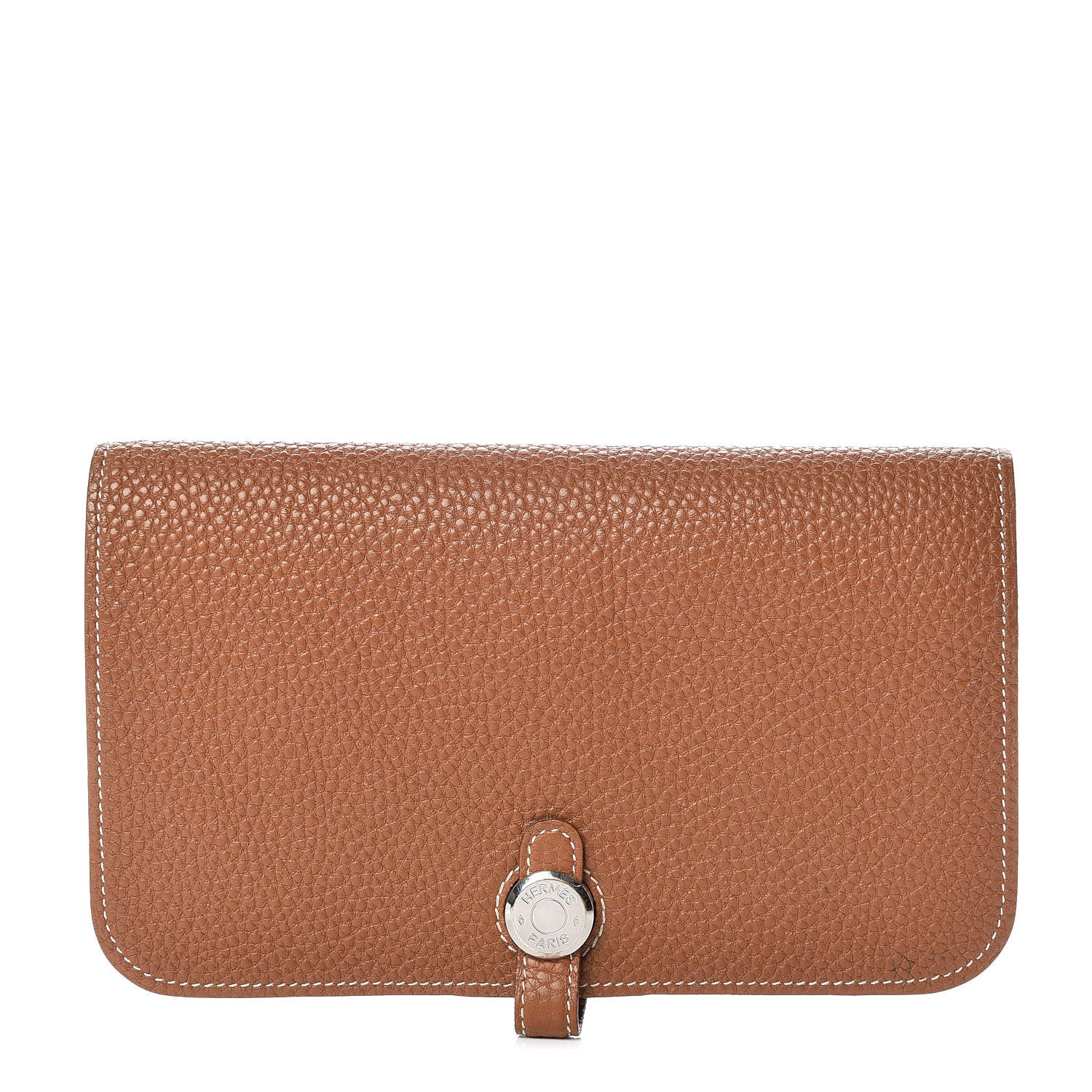 Hermes Togo Dogon Duo Wallet Gold 1 of 13