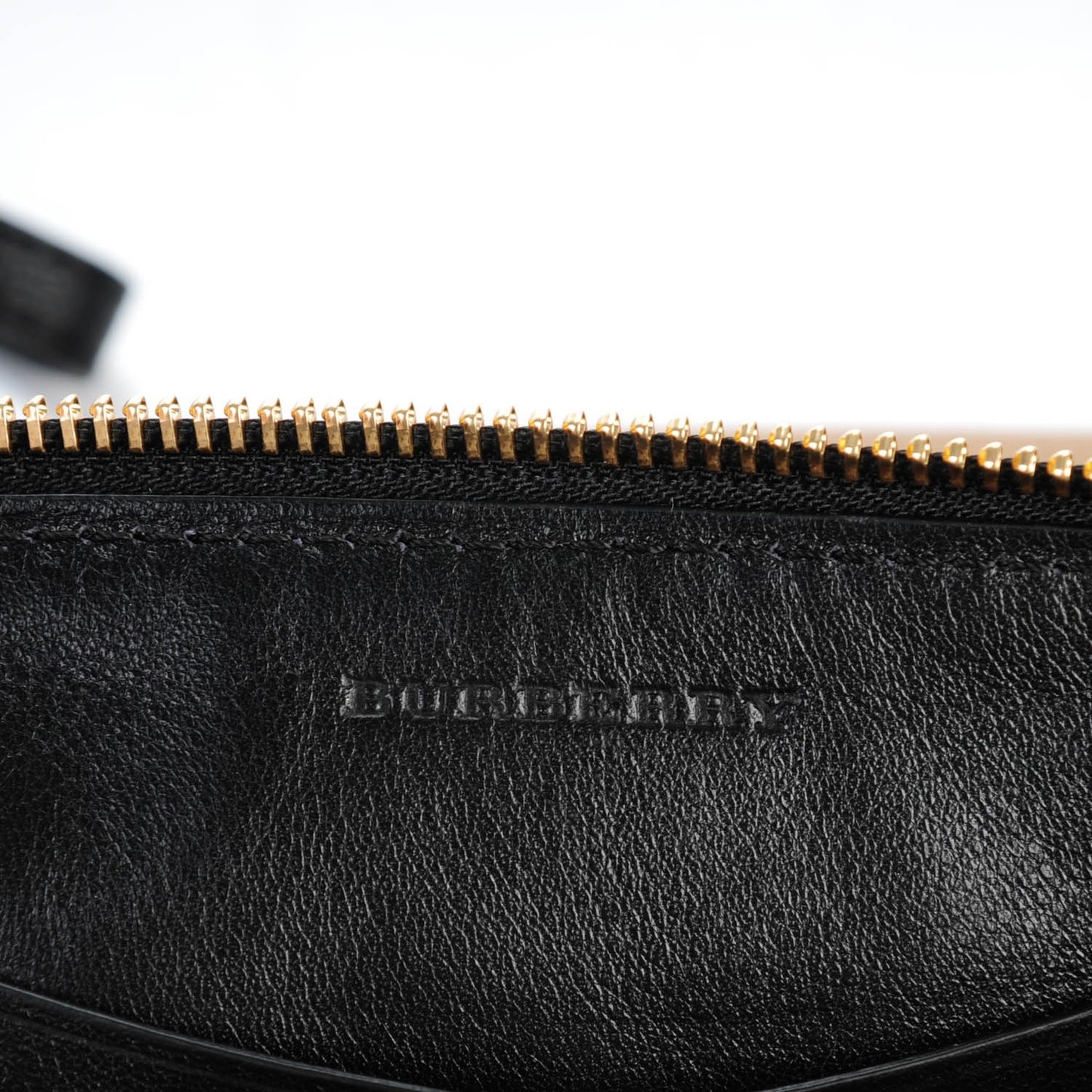 House Check Sequin Peyton Crossbody Clutch Bag Gold Black