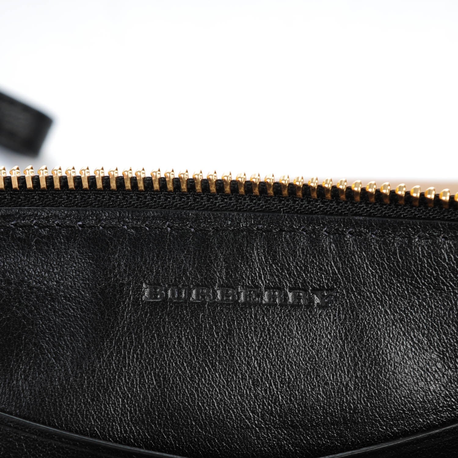 Burberry House Check Sequin Peyton Crossbody Clutch Bag Gold Black 6 of 9