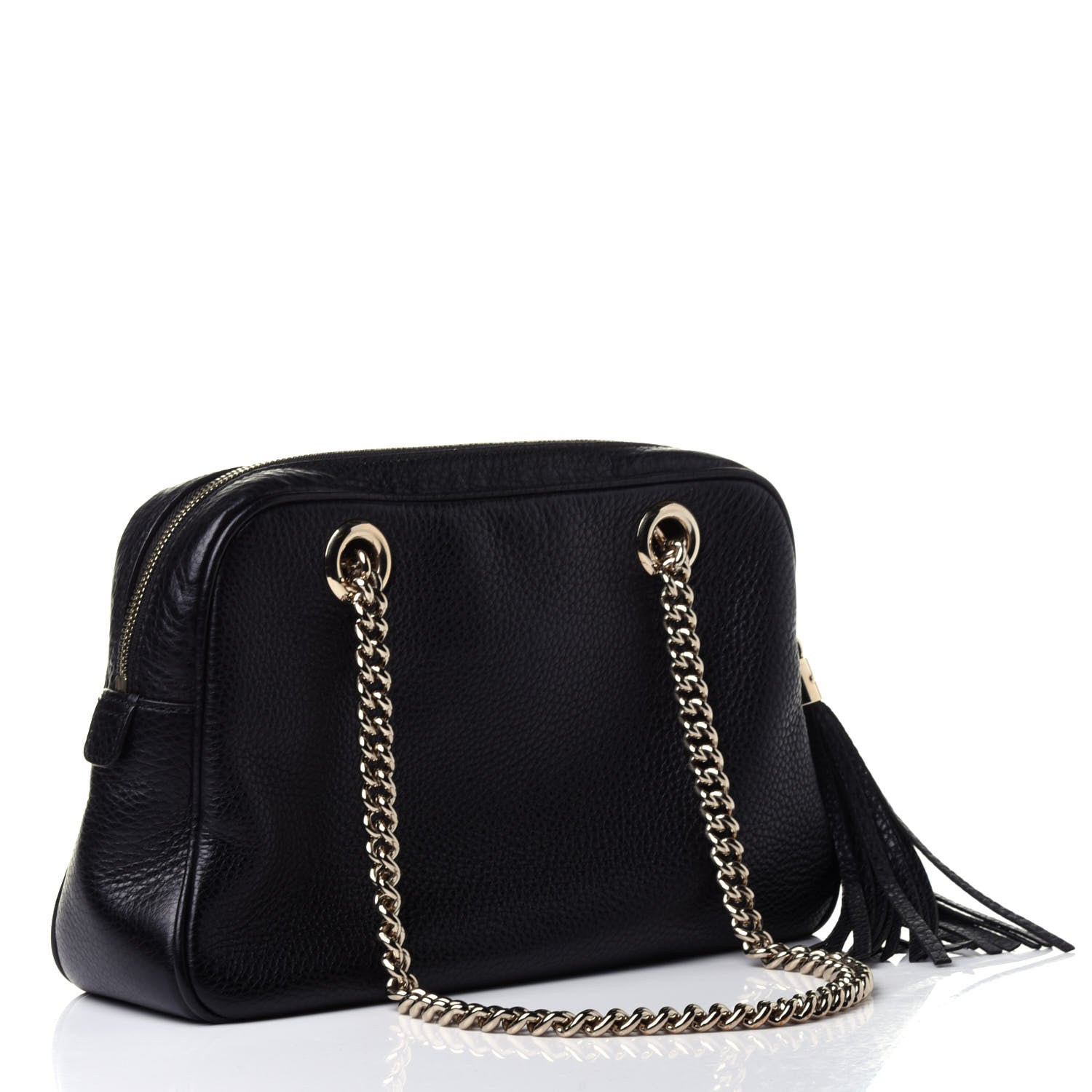 Gucci Pebbled Calfskin Small Soho Bowler Black 2 of 4