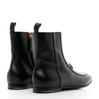 Gucci Malaga Kid Womens Jordaan Ankle Boots 37.5 Black 4 of 18