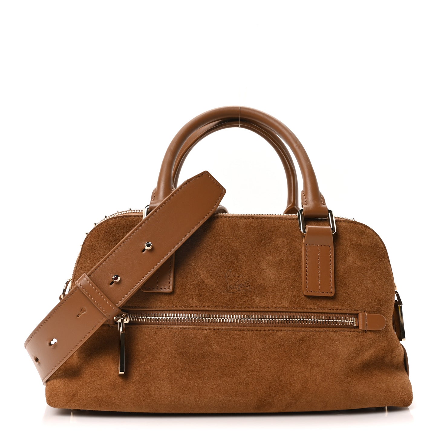 Suede Studded Funky Spikes Bowling Bag Rhea
