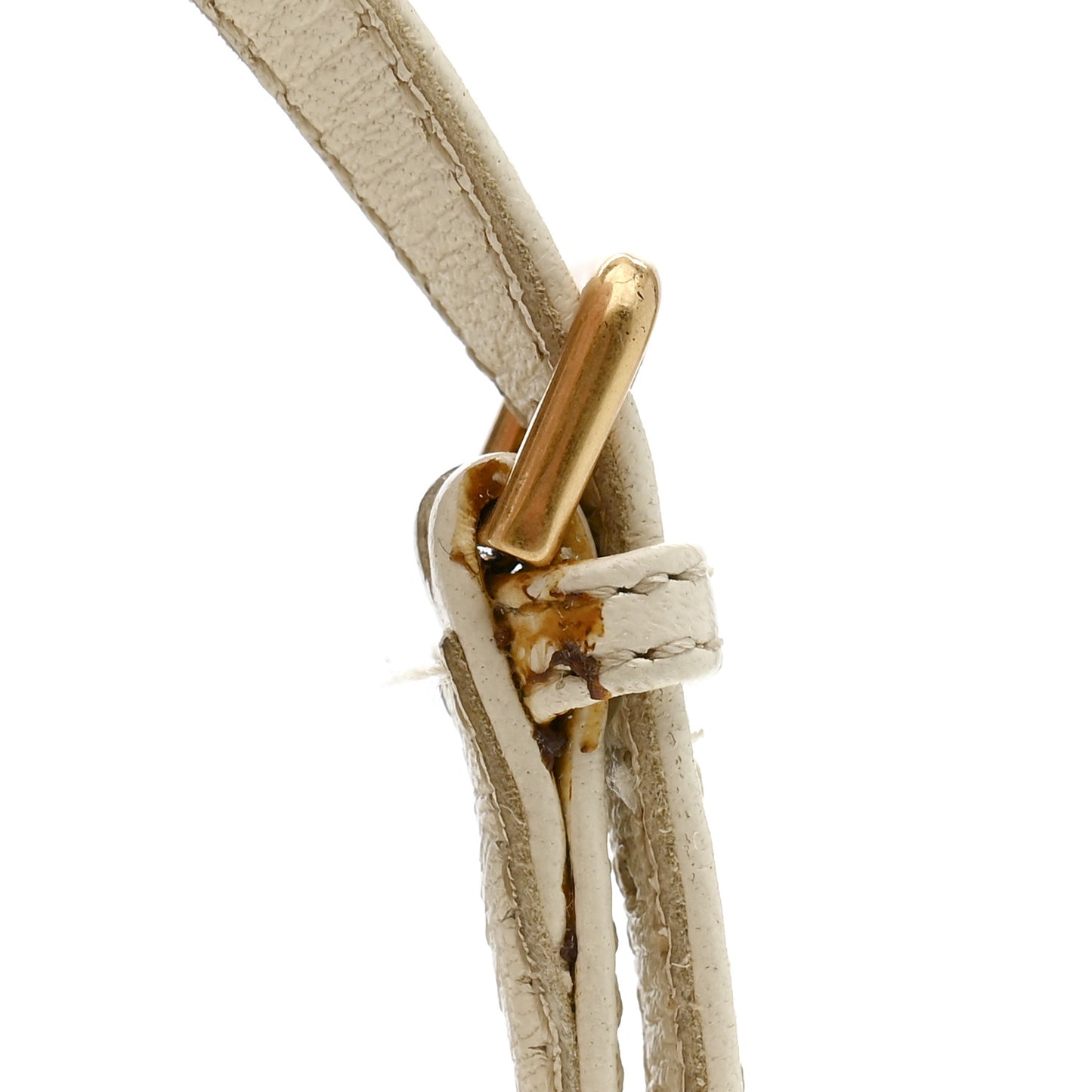 Lambskin Stretch Chain Strap 90mm Sandals 40 Sea Salt