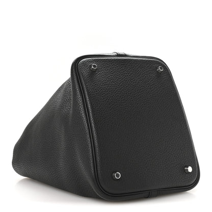Hermes Taurillon Clemence Picotin Lock 22 MM Black 4 of 12