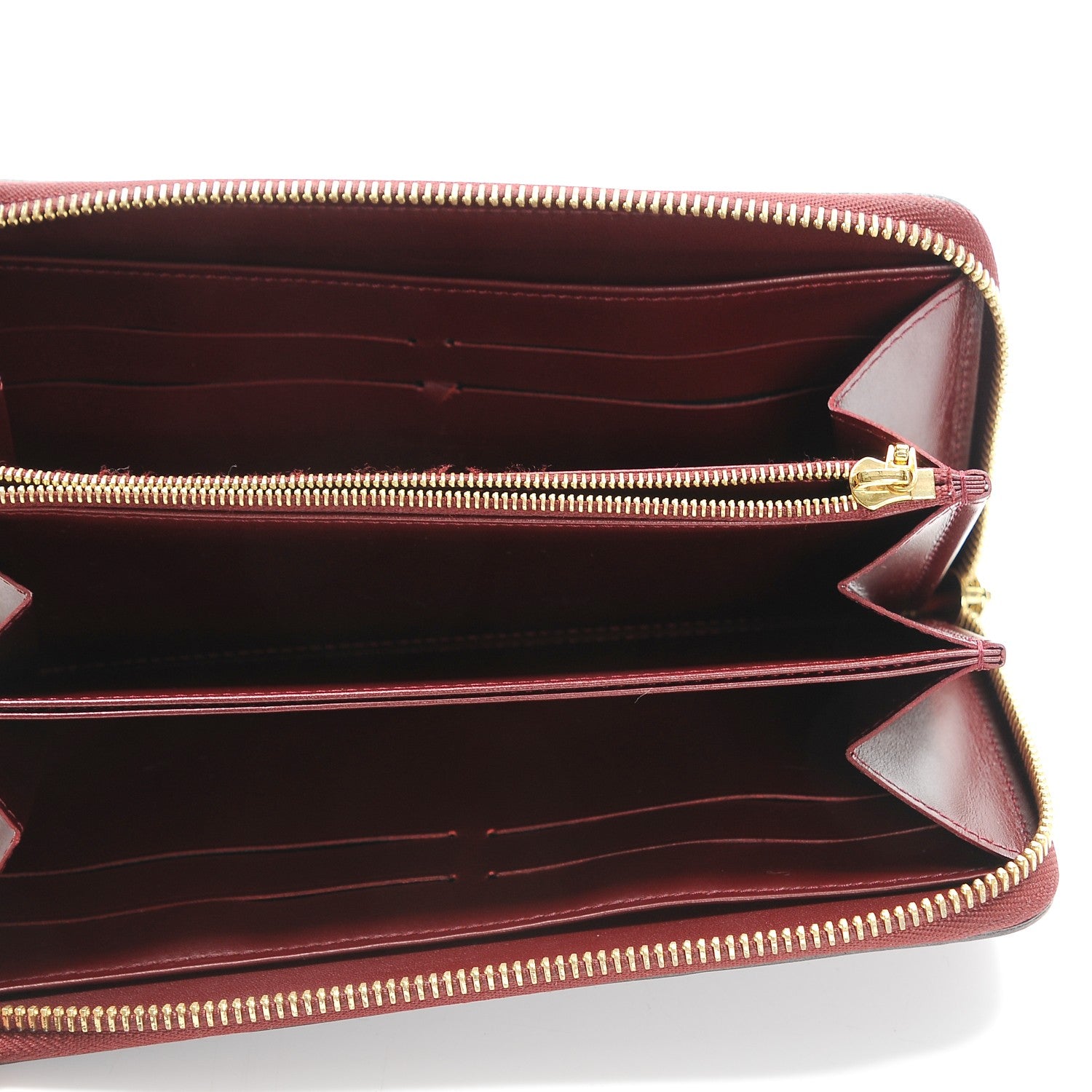 Louis Vuitton Vernis Zippy Wallet Griotte 5 of 7
