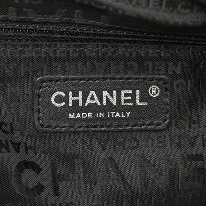 Chanel Lambskin Stitched Medium Ultimate Soft Tote Black 5 of 12