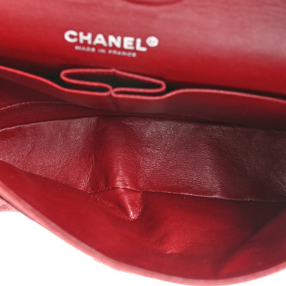 Chanel Washed Caviar Quilted 2.55 Reissue 225 Bijoux Chain Flap Red 5 of 19