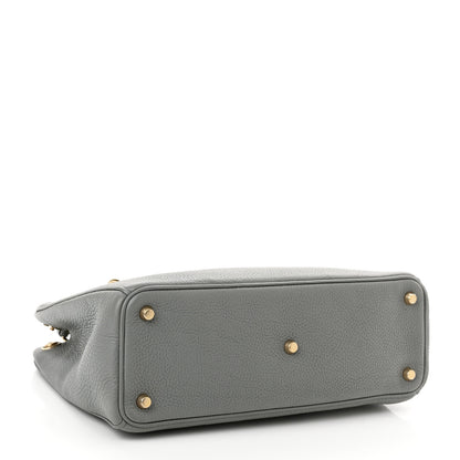 Christian Dior Bullcalf Medium Diorissimo Tote Gris 5 of 10