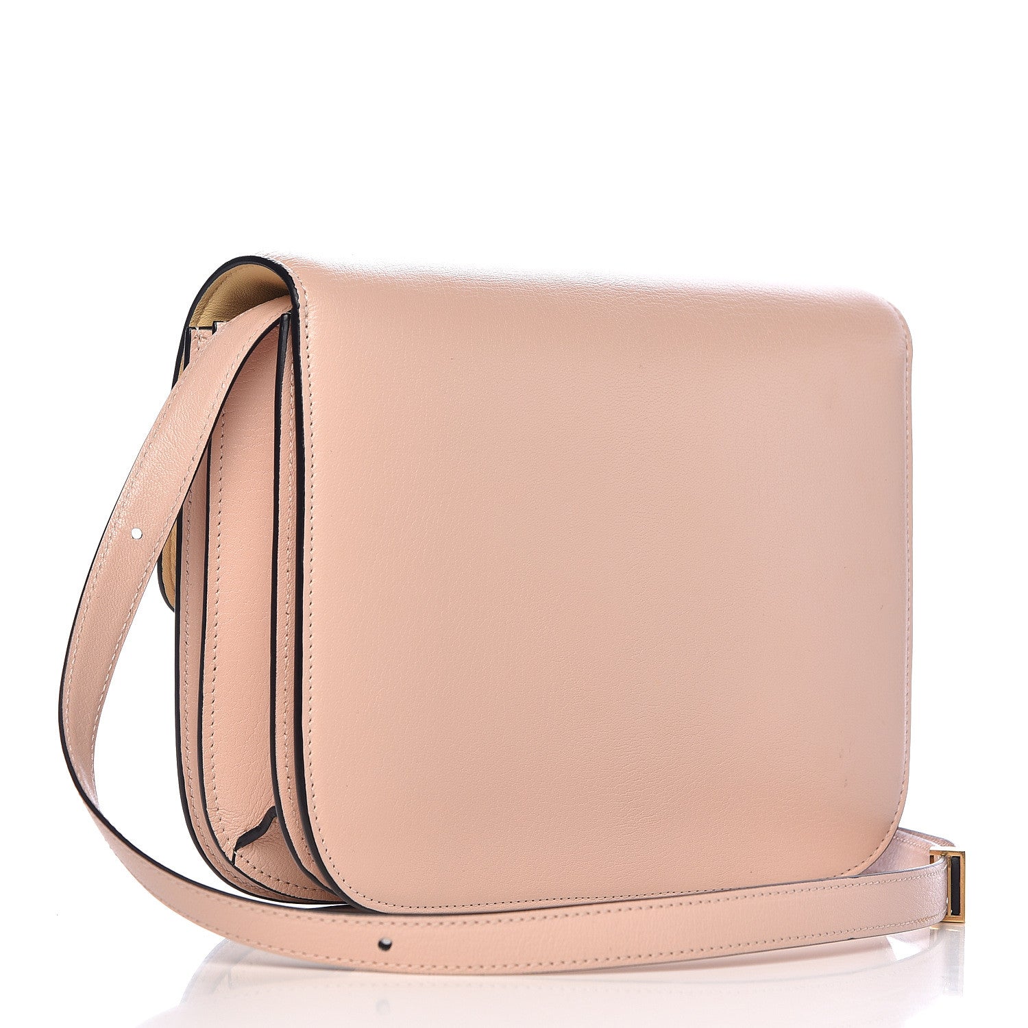 Celine Shiny Goatskin Medium Classic Box Flap Bag Blush 3 of 11