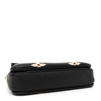 Louis Vuitton Empreinte Monogram Giant Pochette Metis Black Beige 4 of 10