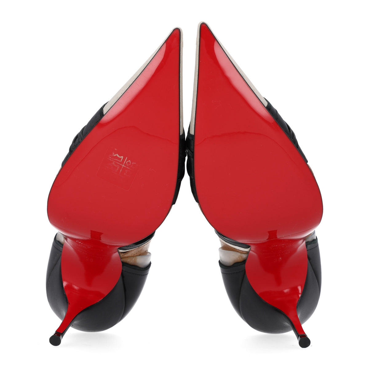 X MAISON MARGIELA Nappa Martinloula 100 Pumps 38 Black