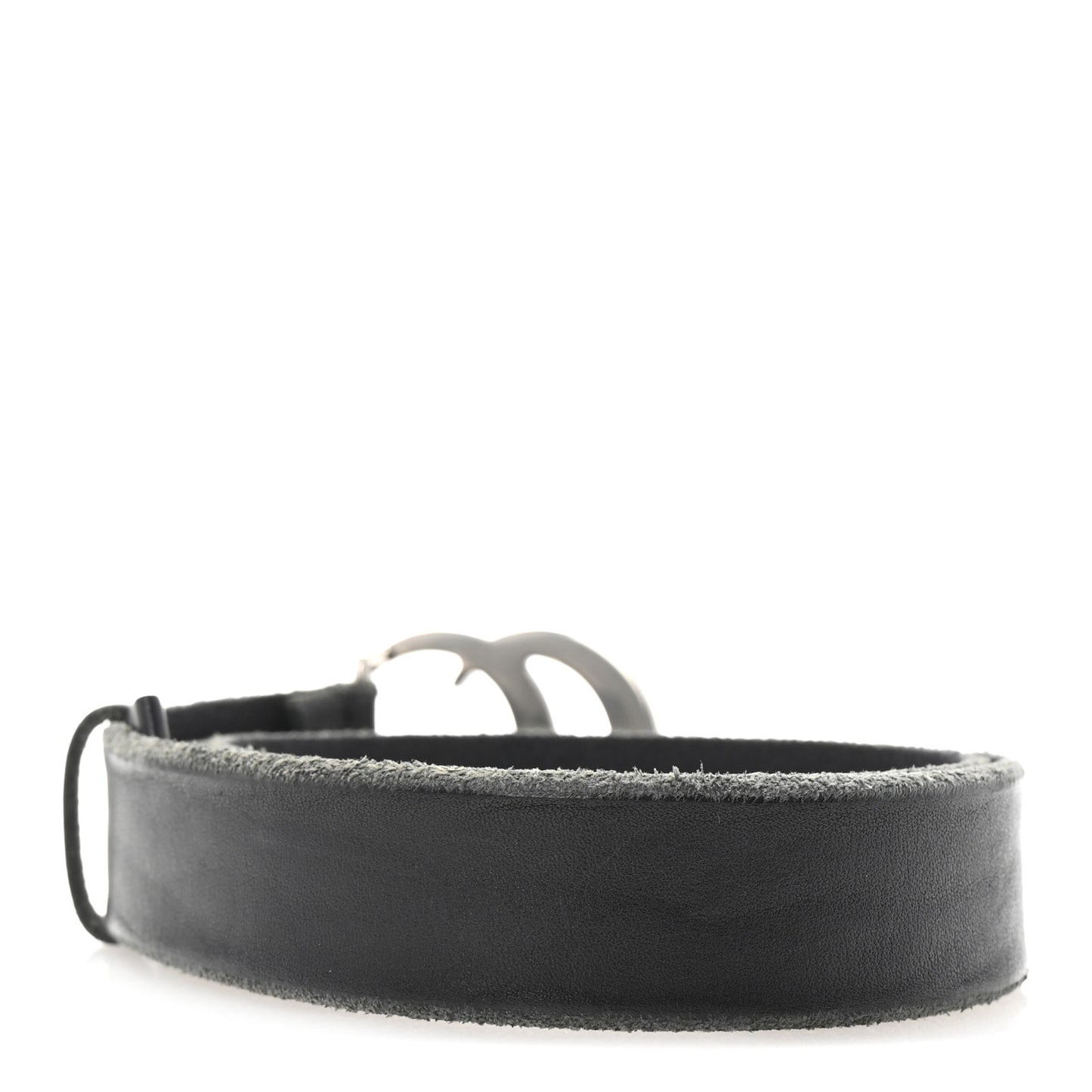 Cuoio Toscano Nickel Double G 30mm Belt 75 30 Black