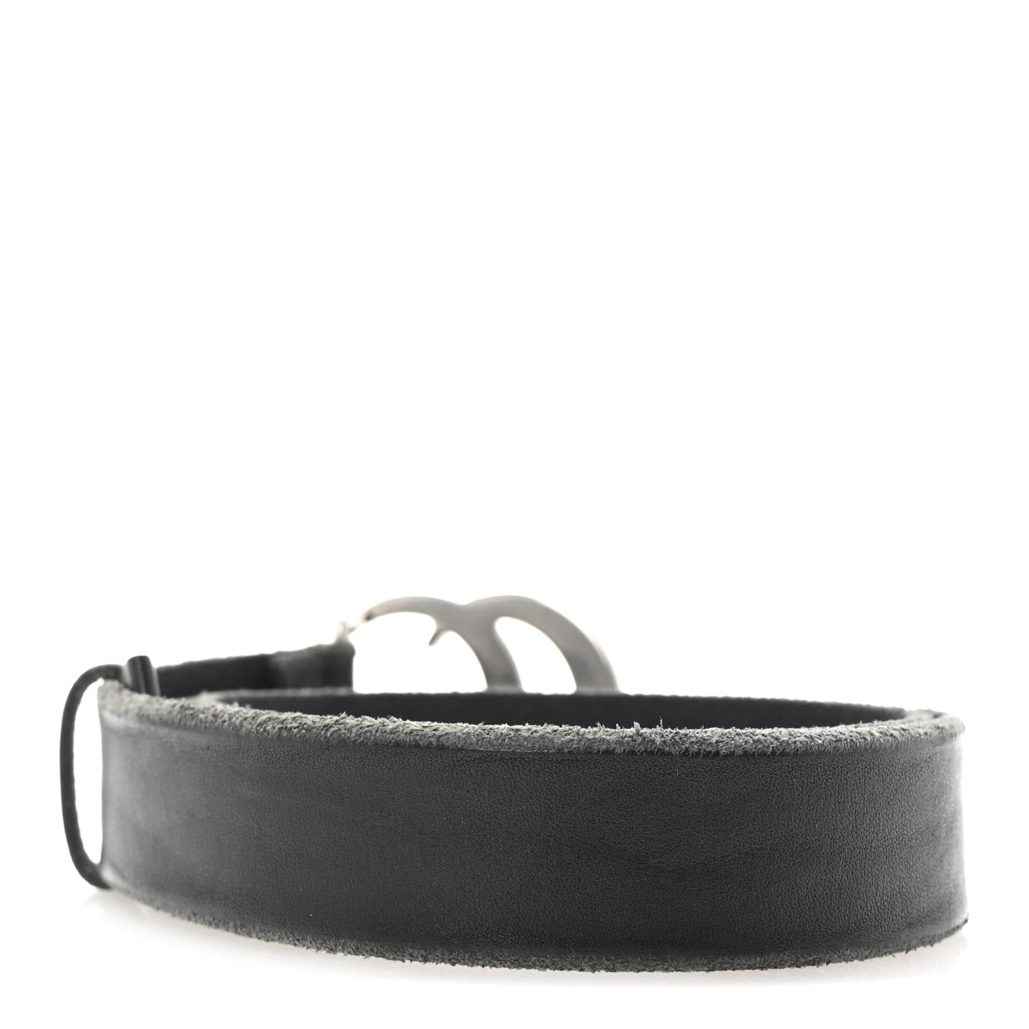 Gucci Cuoio Toscano Nickel Double G 30mm Belt 75 30 Black 2 of 5