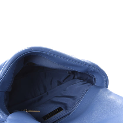 Chanel Lambskin Quilted Medium 19 Flap Blue 5 of 10