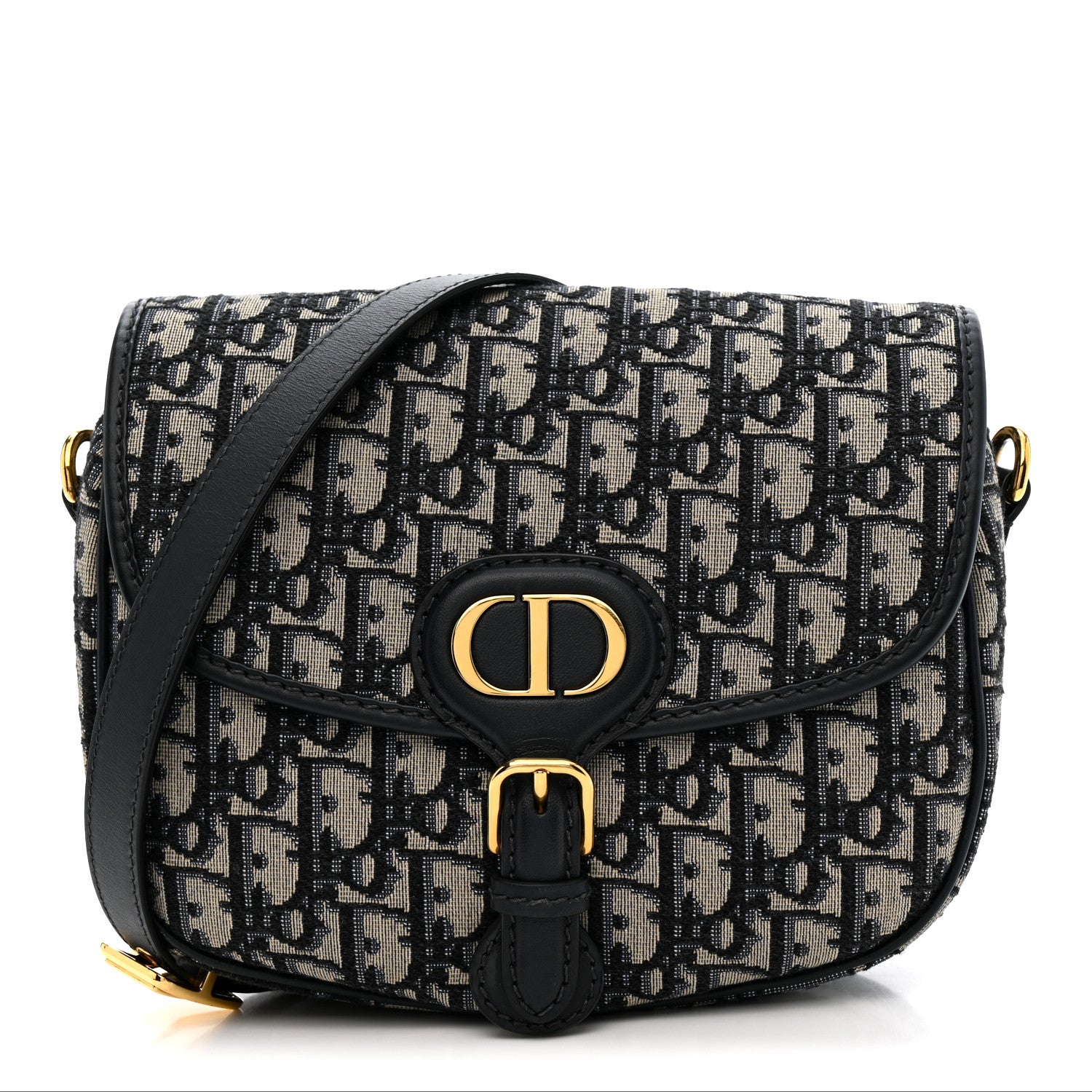 Christian Dior Oblique Medium Bobby Flap Blue 1 of 12