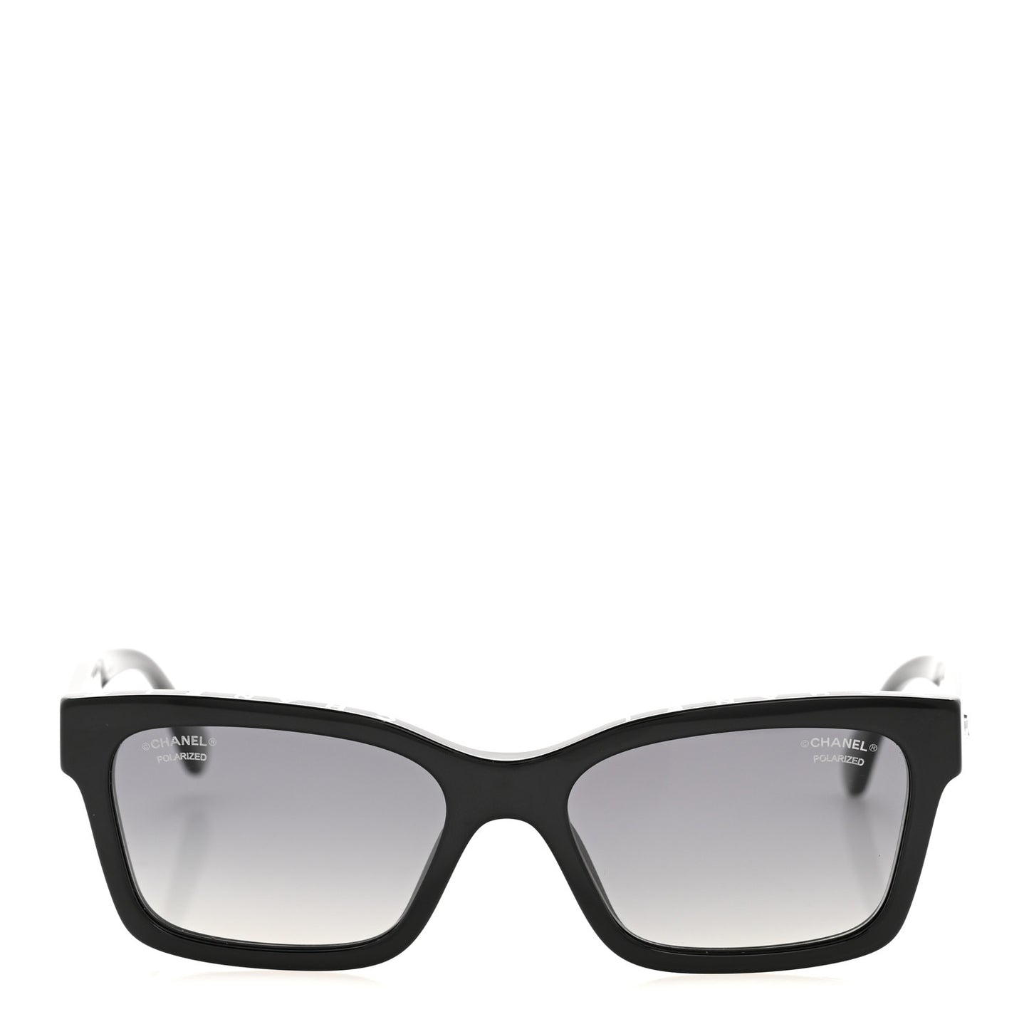 Acetate Polarized Square Sunglasses 5417 Black
