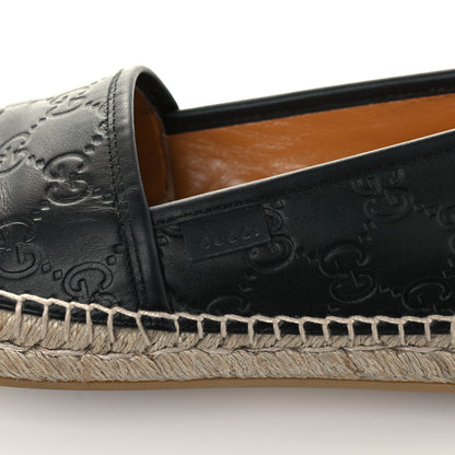 Gucci Guccissima Signature Espadrilles 38 Black 8 of 11