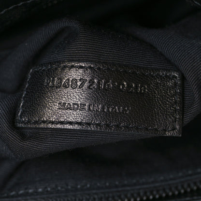 Saint Laurent Calfskin Y Quilted Monogram Medium Loulou Chain Satchel Black 6 of 6