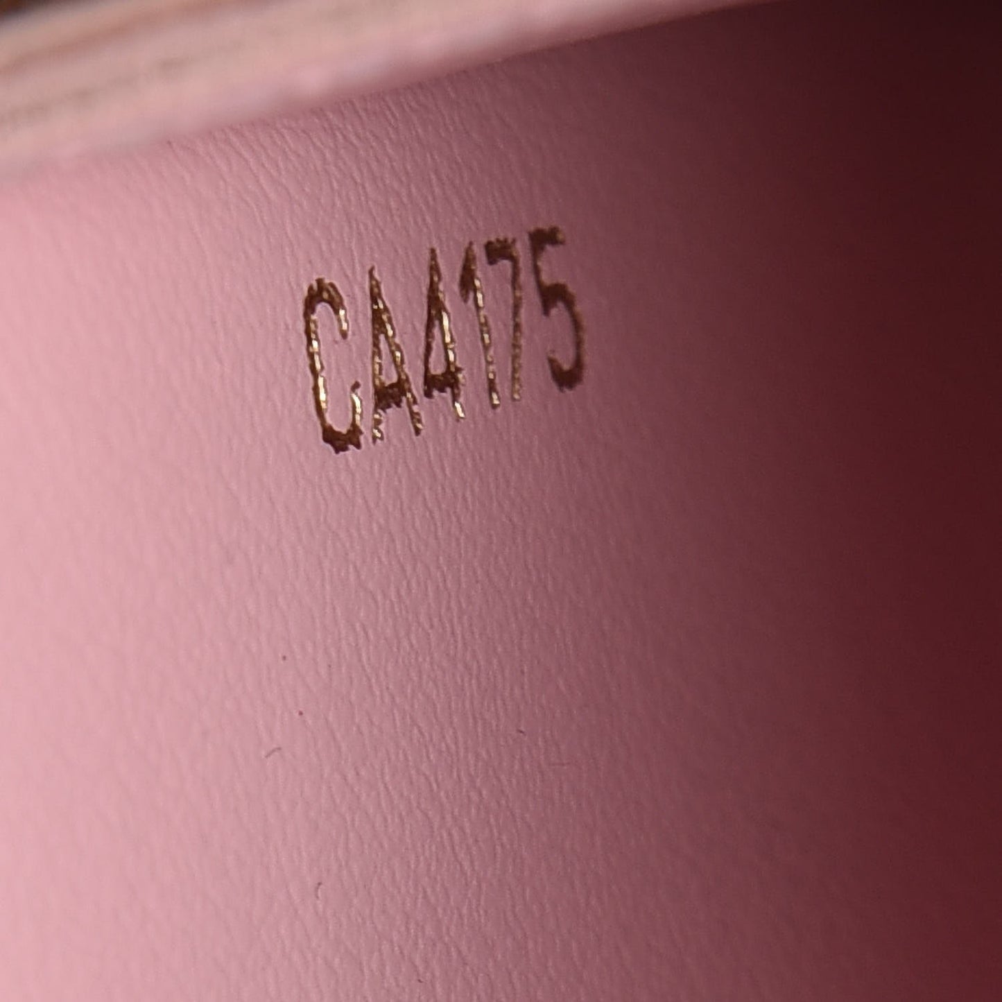 Damier Ebene Caissa Card Holder Rose Ballerine