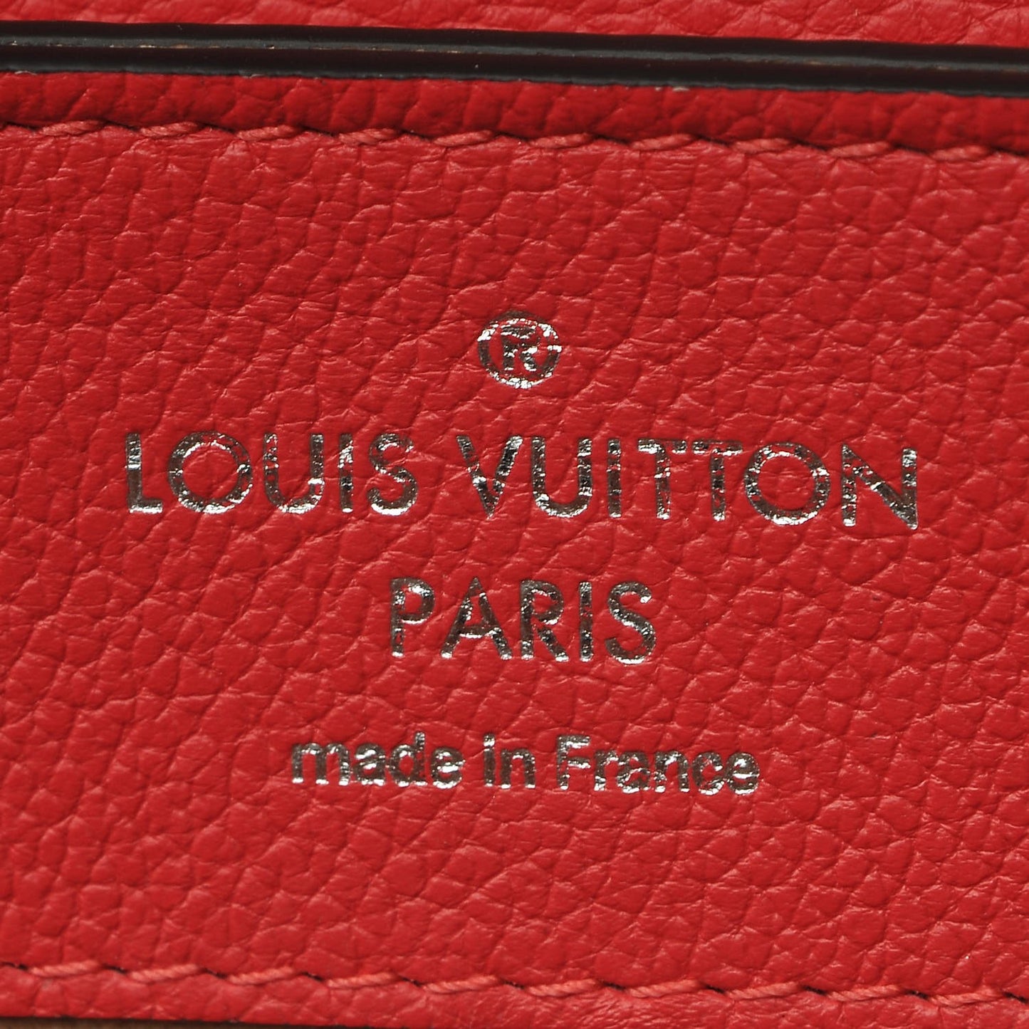 Soft Calfskin Lockme Backpack Poppy