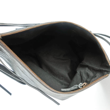 Balenciaga Agneau Classic Hardware Flat Handle Clutch Gris Tarmac 5 of 7