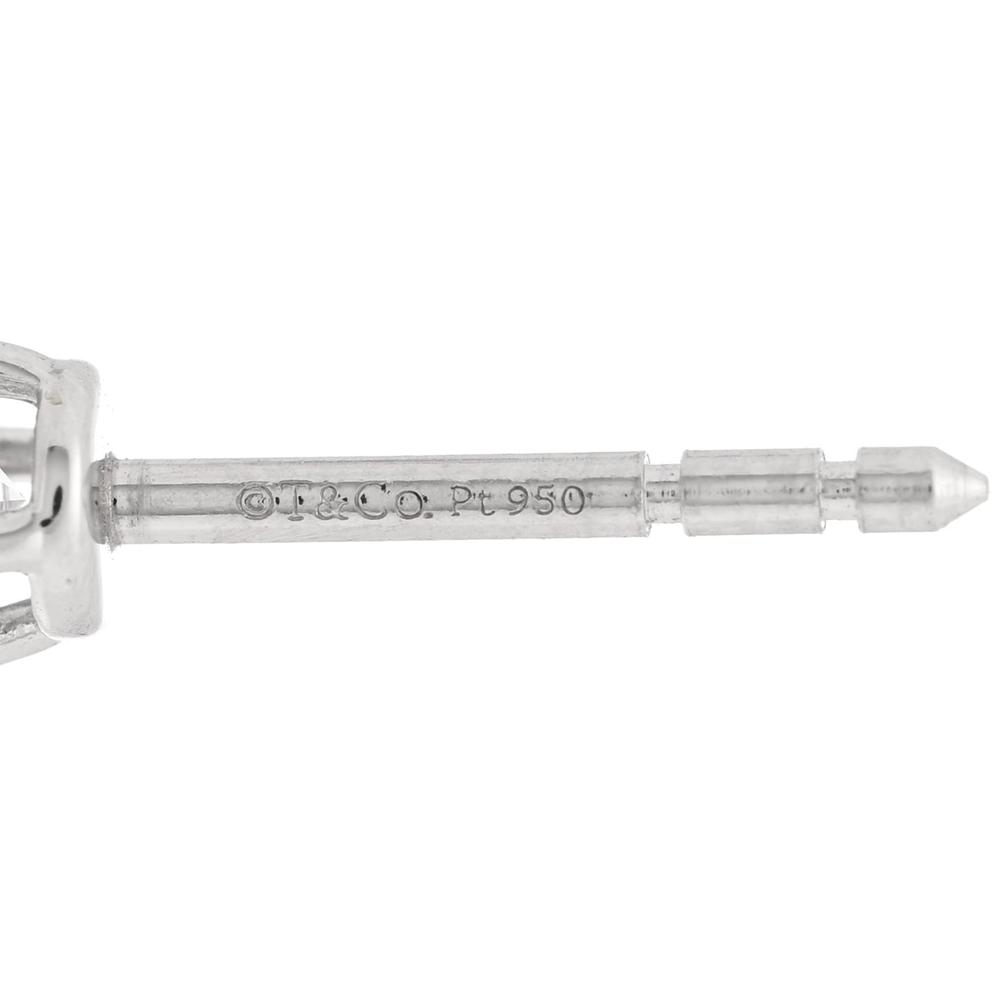Platinum Diamond .50ctw Solitaire Earrings