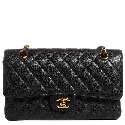 Chanel Caviar Quilted Medium Double Flap Black 1 of 8