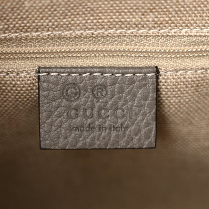 Gucci Dollar Calfskin Interlocking G Top Handle Shoulder Bag Loess 7 of 10