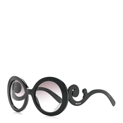 Prada Baroque Sunglasses SPR 27N Black 1 of 9
