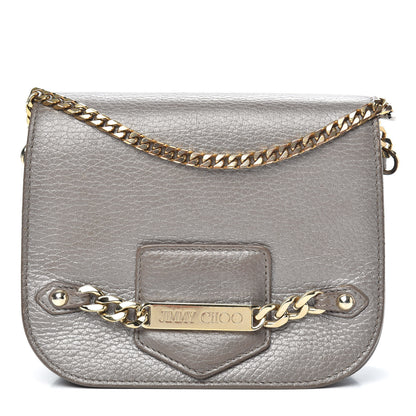 Jimmy Choo Metallic Calfskin Shadow Crossbody Bag Gold 1 of 14