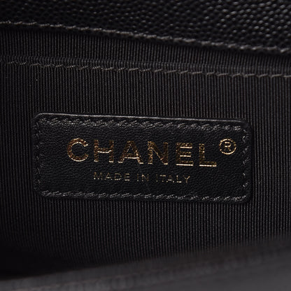 Chanel Caviar Quilted Small Boy Flap Black 8 of 11