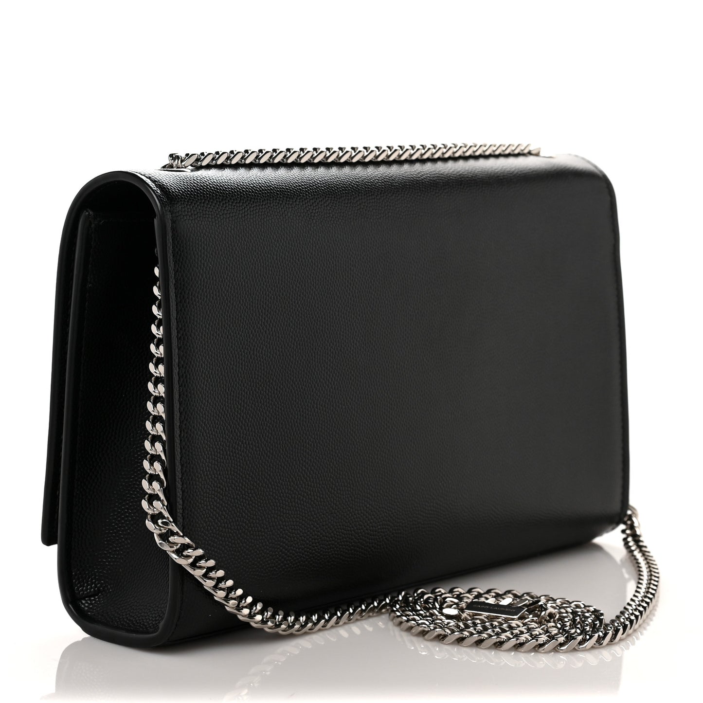 Grain De Poudre Medium Classic Monogram Kate Satchel Black