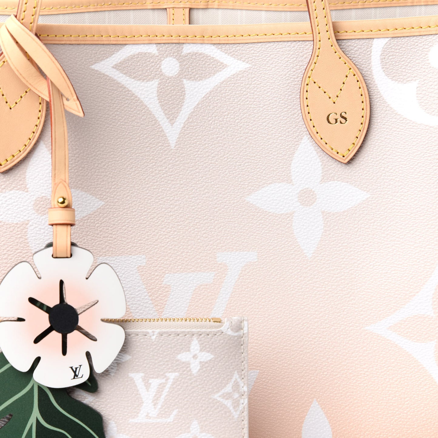 Monogram Giant By The Pool Neverfull MM Brume
