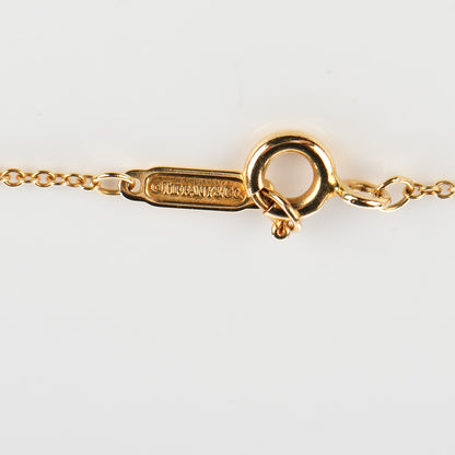 Tiffany 18K Yellow Gold Diamond Heart Pendant Necklace 5 of 5