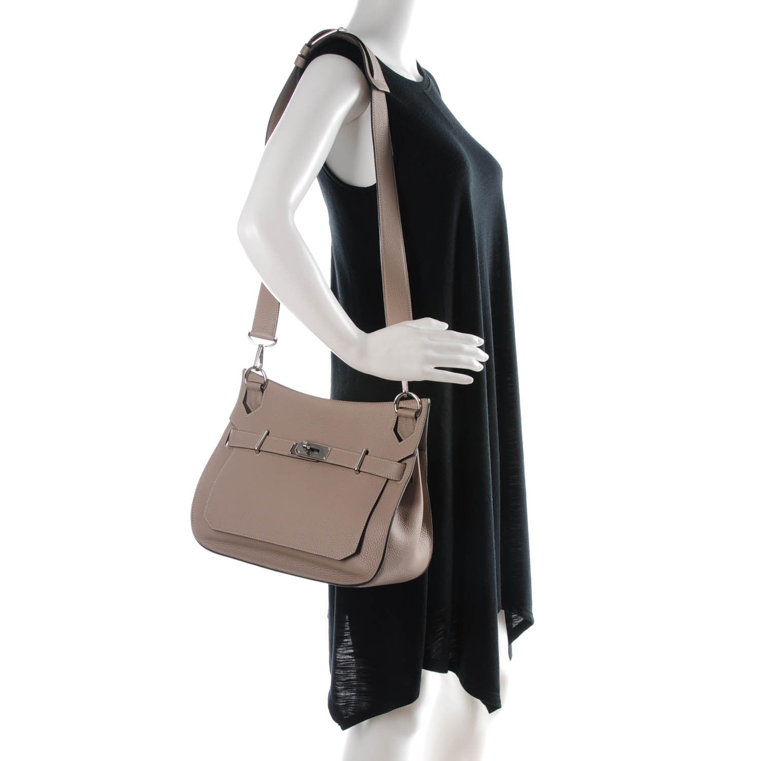 Hermes Taurillon Clemence Jypsiere 31 Gris Tourterelle 2 of 7