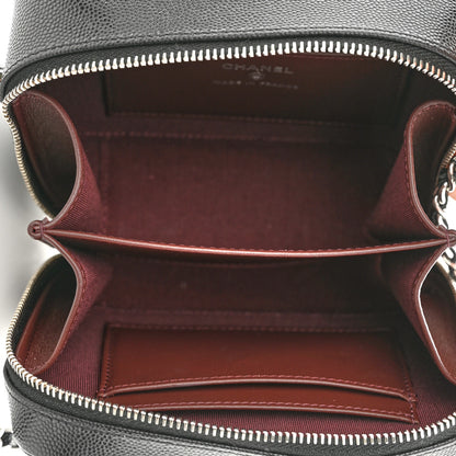 Chanel Caviar Quilted CC Vanity Case With Chain Black 5 of 10