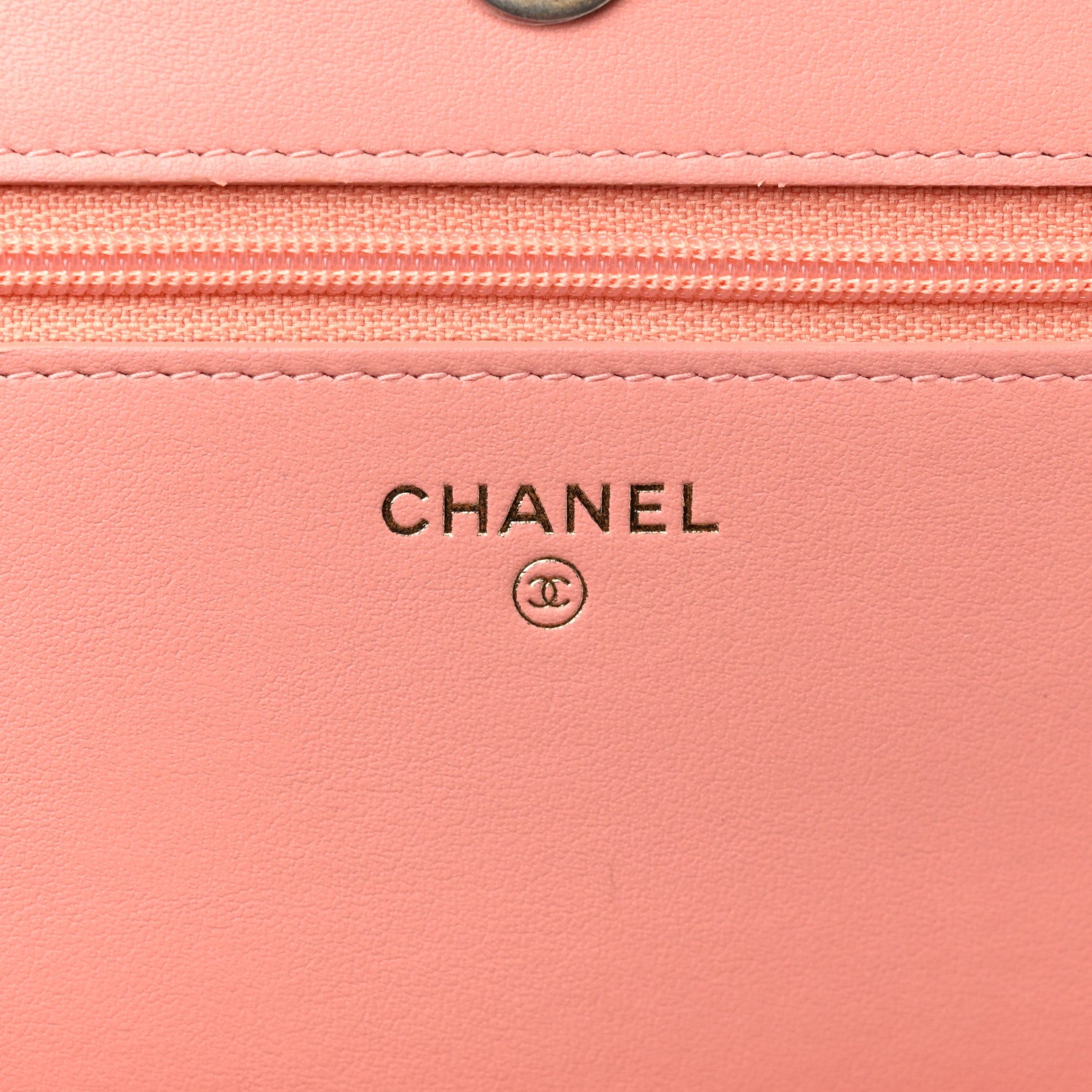 Chanel Caviar Quilted Boy Wallet On Chain WOC Pink 6 of 12