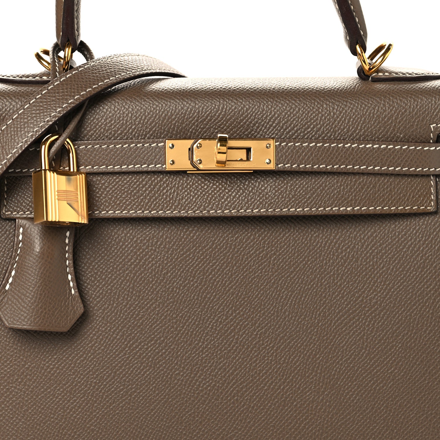 Hermes Epsom Kelly Sellier 25 Etoupe 8 of 13