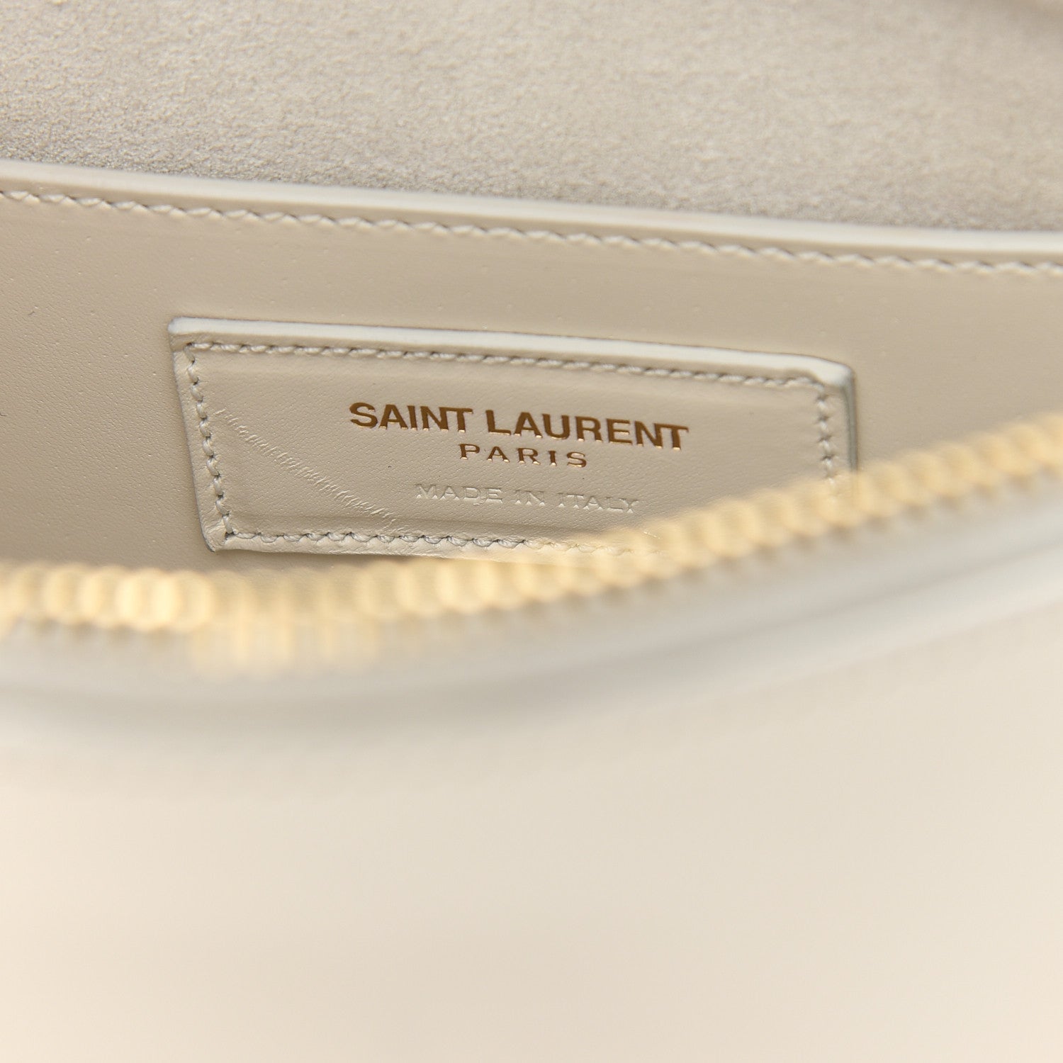 Saint Laurent Calfskin Classic Baby Duffle Dove White 6 of 9