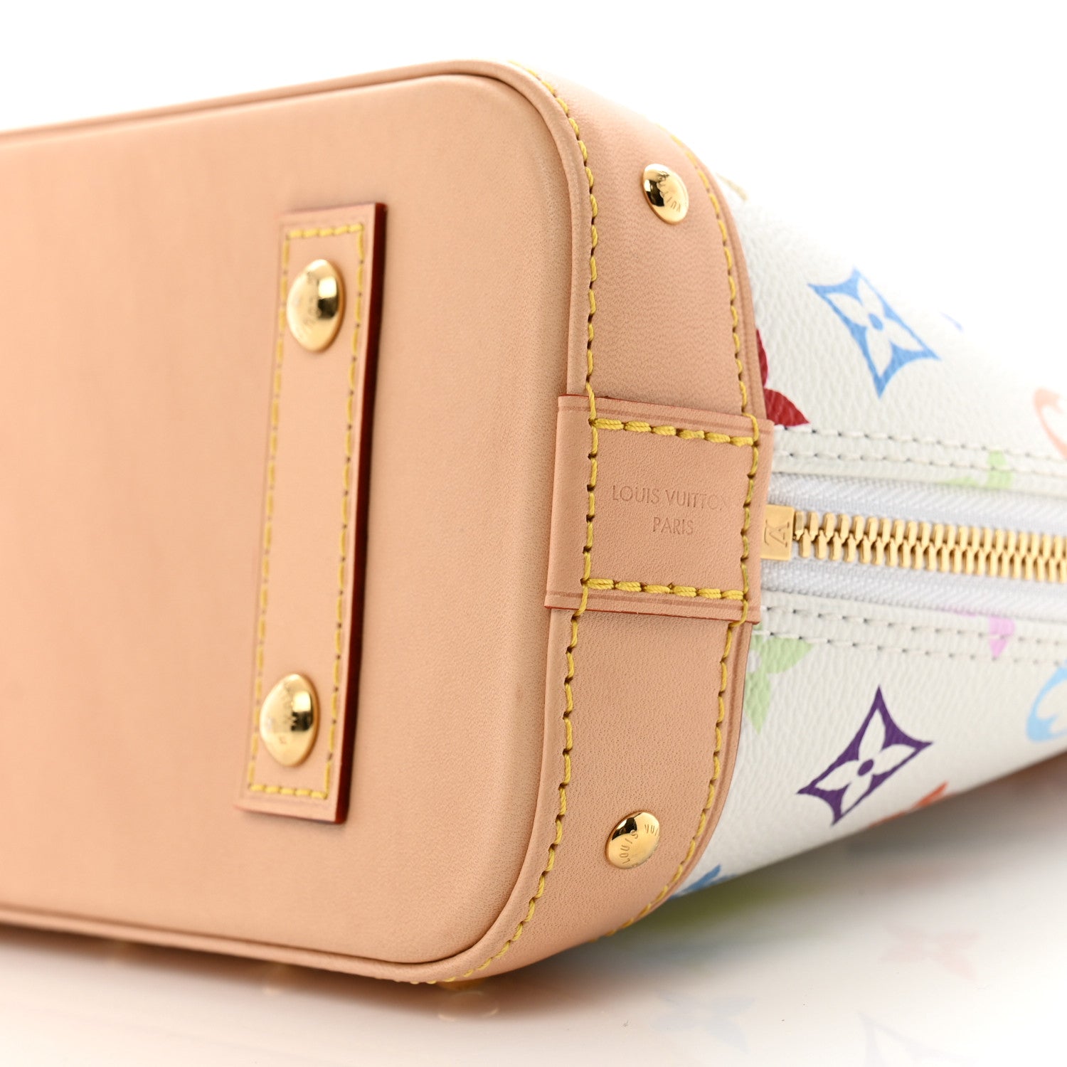 Louis Vuitton LV x TM Monogram Multicolor Alma BB White 9 of 10