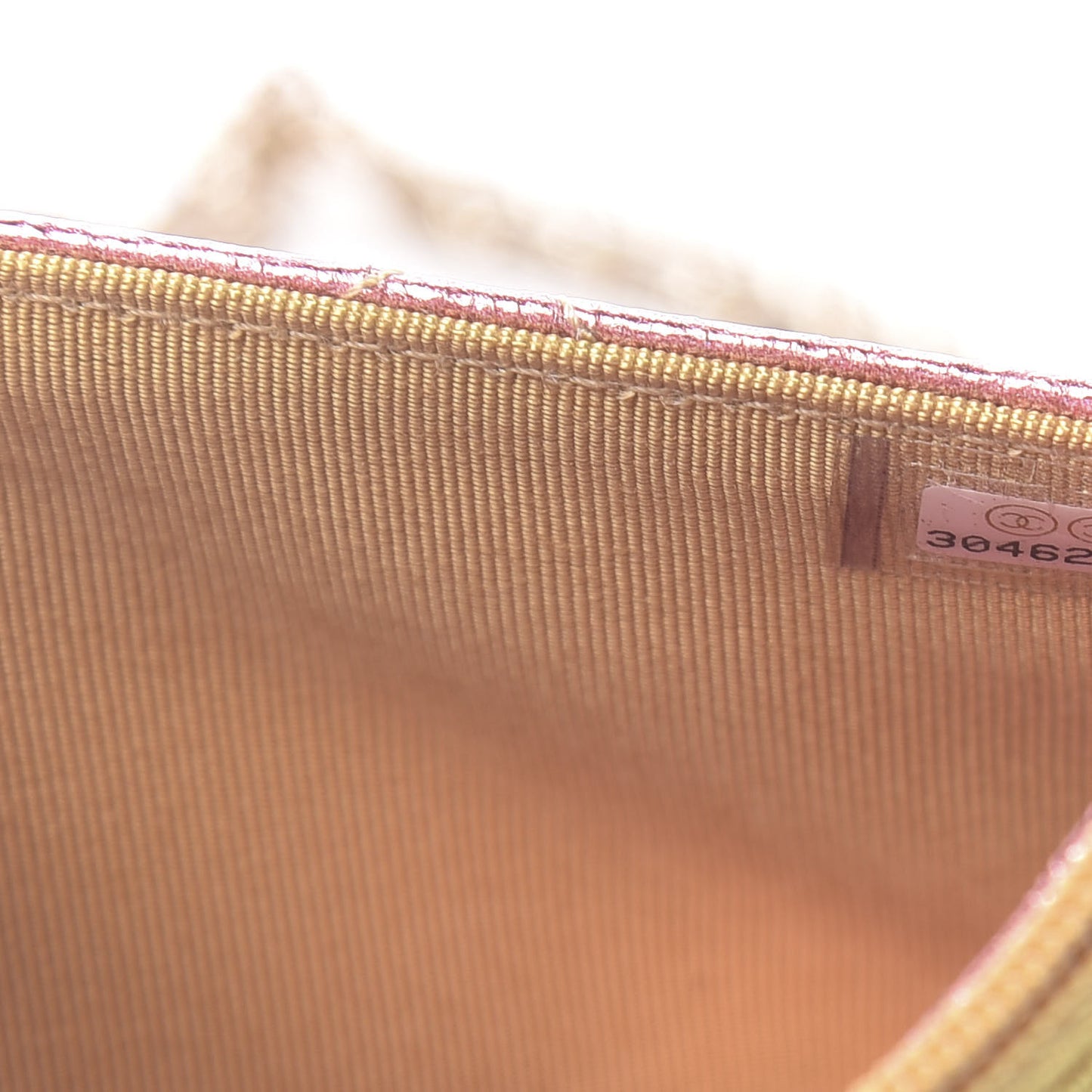 Metallic Goatskin Quilted 2.55 Reissue Wallet on Chain WOC Multicolor