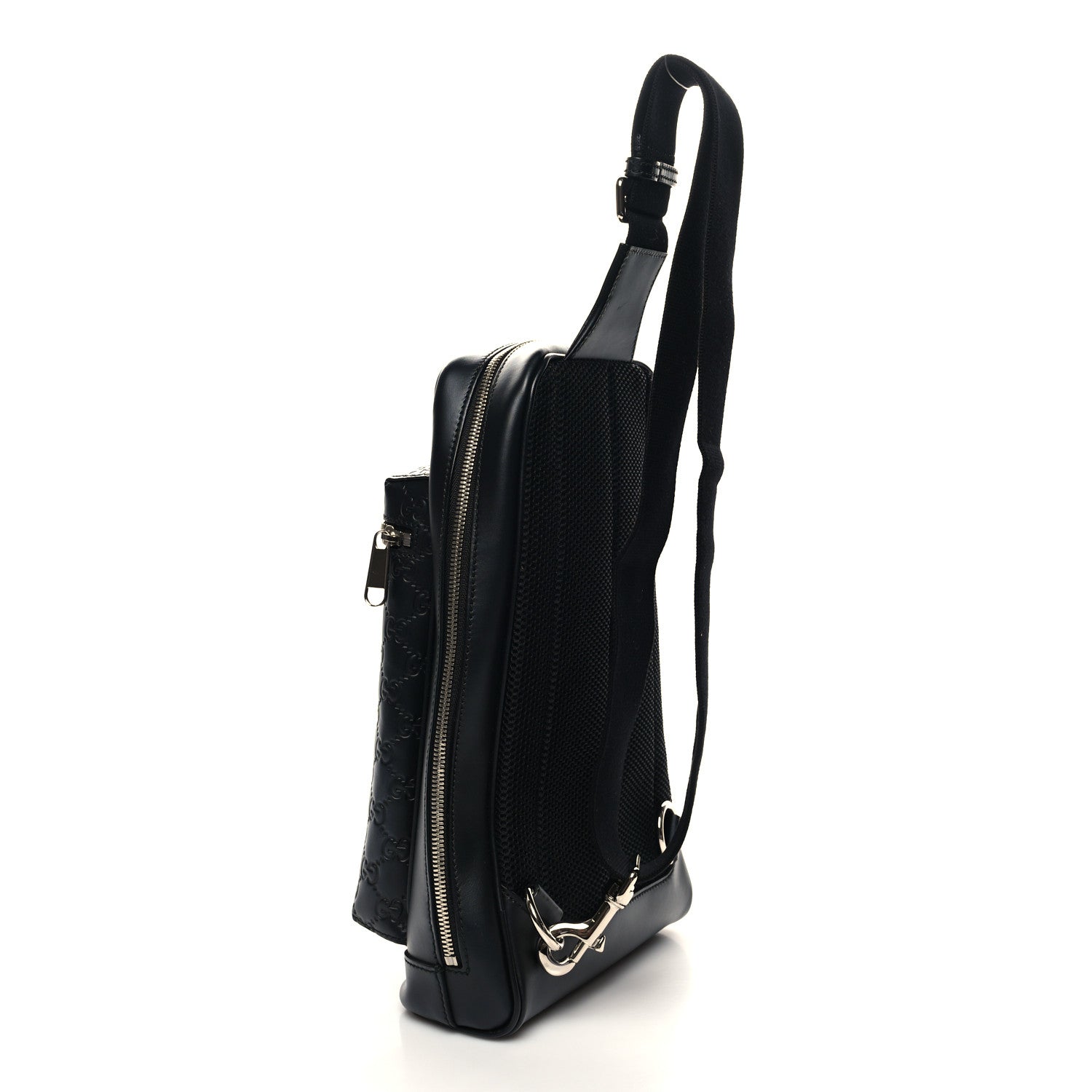 Gucci Guccissima Sling Backpack Black 3 of 11