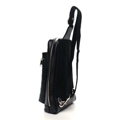 Gucci Guccissima Sling Backpack Black 3 of 11